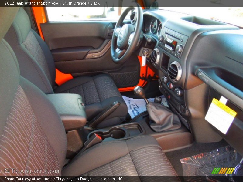 Crush Orange / Black 2012 Jeep Wrangler Sport 4x4