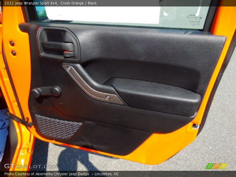 Crush Orange / Black 2012 Jeep Wrangler Sport 4x4