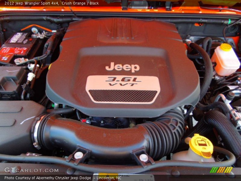 Crush Orange / Black 2012 Jeep Wrangler Sport 4x4