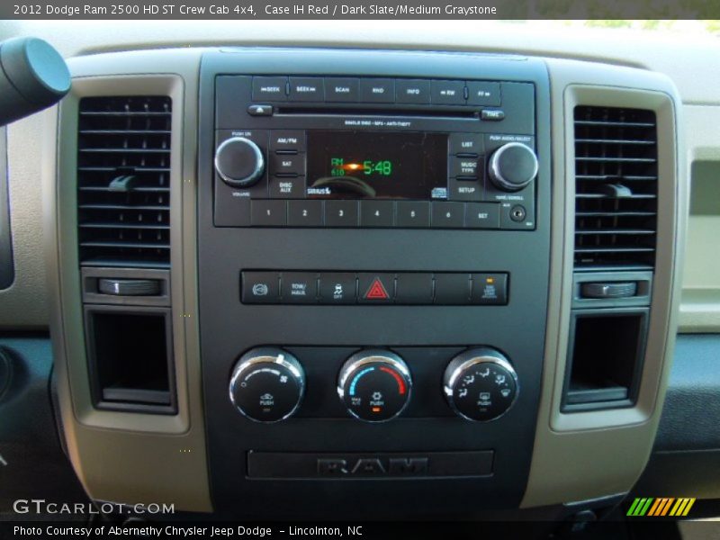 Controls of 2012 Ram 2500 HD ST Crew Cab 4x4