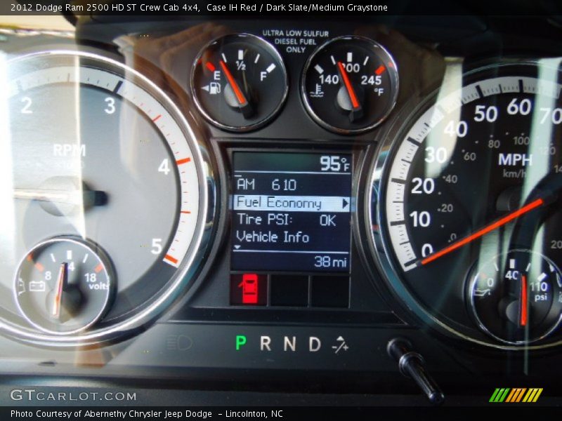  2012 Ram 2500 HD ST Crew Cab 4x4 ST Crew Cab 4x4 Gauges