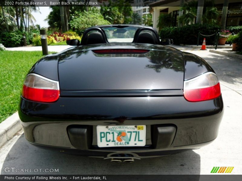 Basalt Black Metallic / Black 2002 Porsche Boxster S