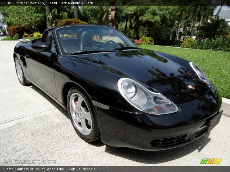 Basalt Black Metallic / Black 2002 Porsche Boxster S