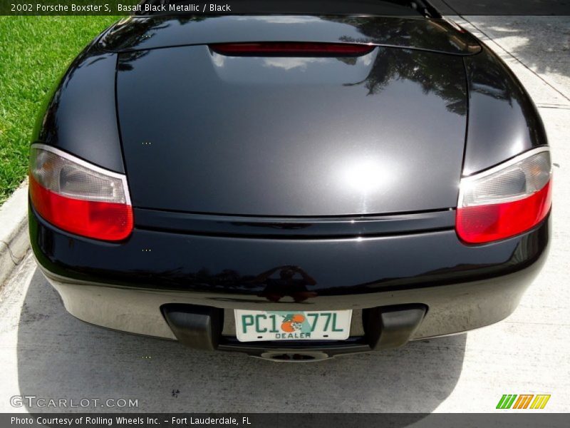 Basalt Black Metallic / Black 2002 Porsche Boxster S