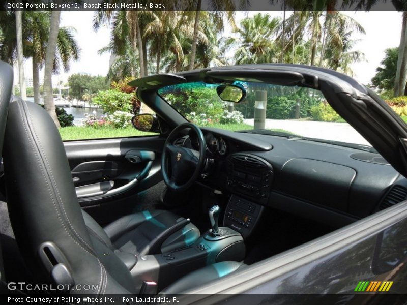Basalt Black Metallic / Black 2002 Porsche Boxster S
