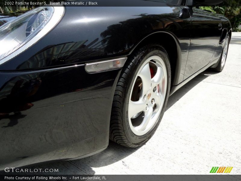 Basalt Black Metallic / Black 2002 Porsche Boxster S