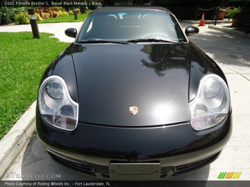 Basalt Black Metallic / Black 2002 Porsche Boxster S