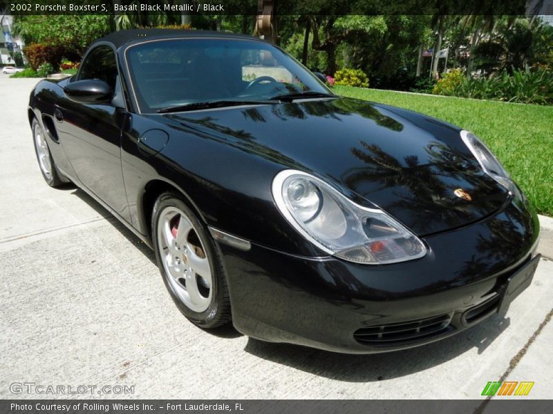 Basalt Black Metallic / Black 2002 Porsche Boxster S