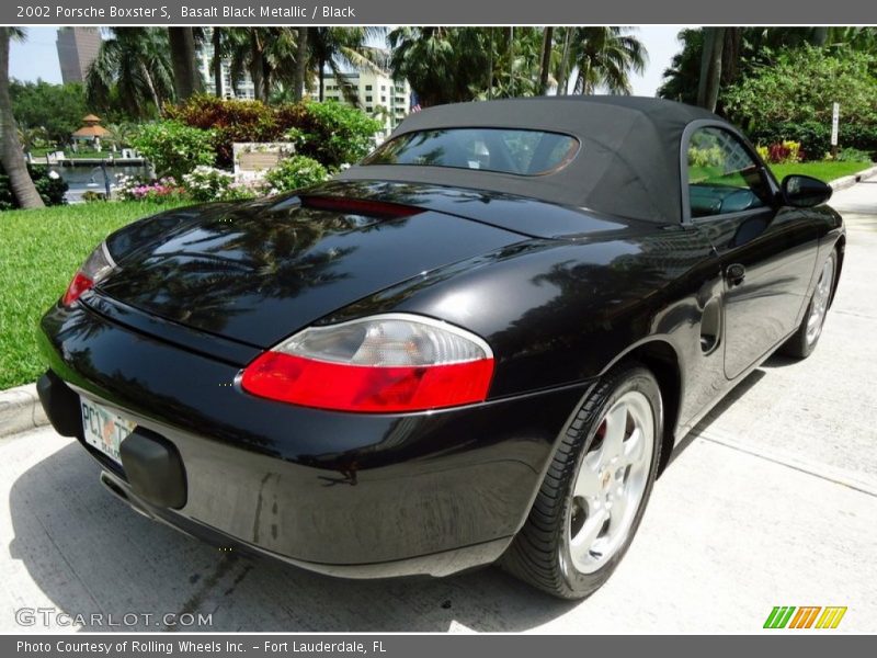 Basalt Black Metallic / Black 2002 Porsche Boxster S