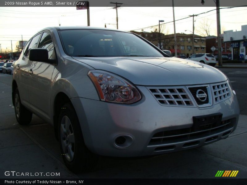 Silver Ice / Gray 2009 Nissan Rogue S AWD