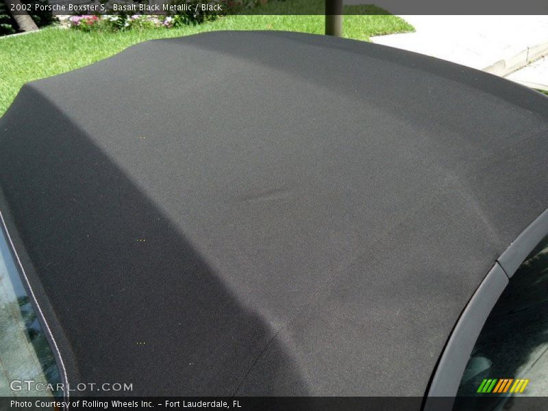 Basalt Black Metallic / Black 2002 Porsche Boxster S
