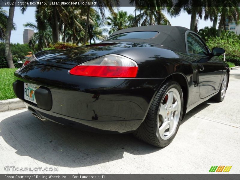 Basalt Black Metallic / Black 2002 Porsche Boxster S