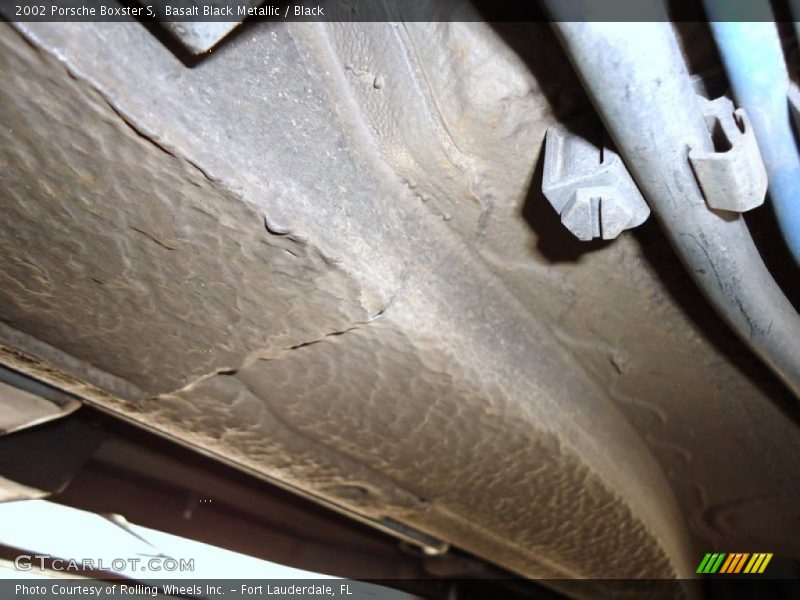 Undercarriage of 2002 Boxster S