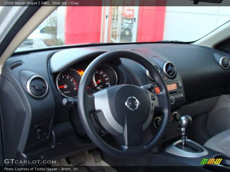 Silver Ice / Gray 2009 Nissan Rogue S AWD