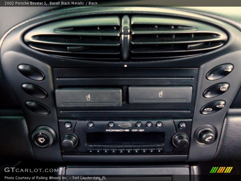 Controls of 2002 Boxster S