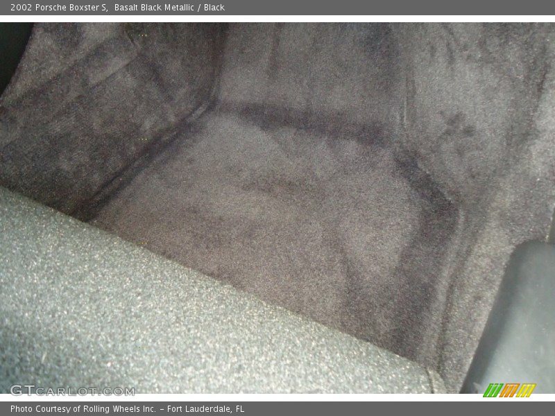 Basalt Black Metallic / Black 2002 Porsche Boxster S