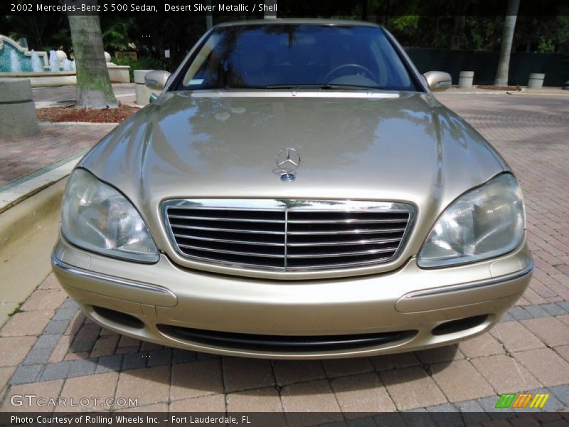 Desert Silver Metallic / Shell 2002 Mercedes-Benz S 500 Sedan