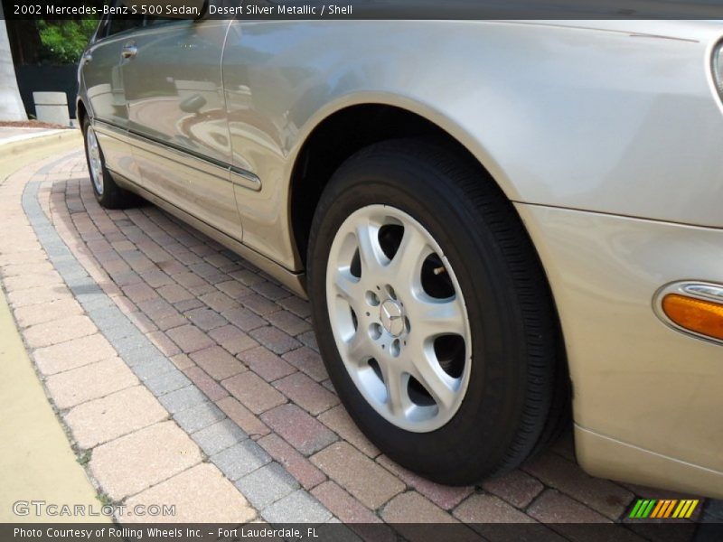 Desert Silver Metallic / Shell 2002 Mercedes-Benz S 500 Sedan