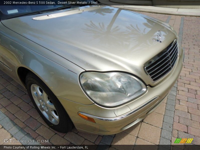 Desert Silver Metallic / Shell 2002 Mercedes-Benz S 500 Sedan