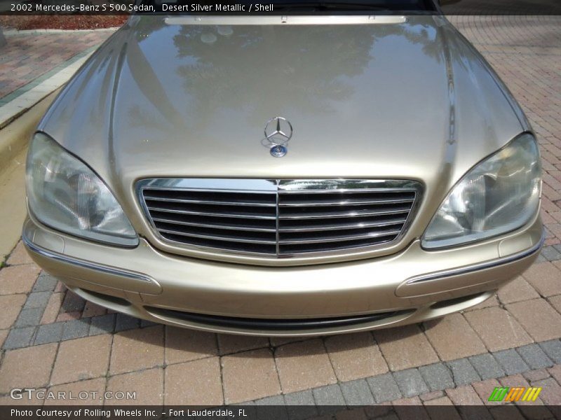 Desert Silver Metallic / Shell 2002 Mercedes-Benz S 500 Sedan