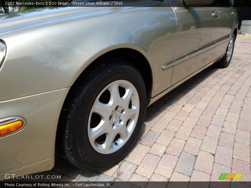 Desert Silver Metallic / Shell 2002 Mercedes-Benz S 500 Sedan