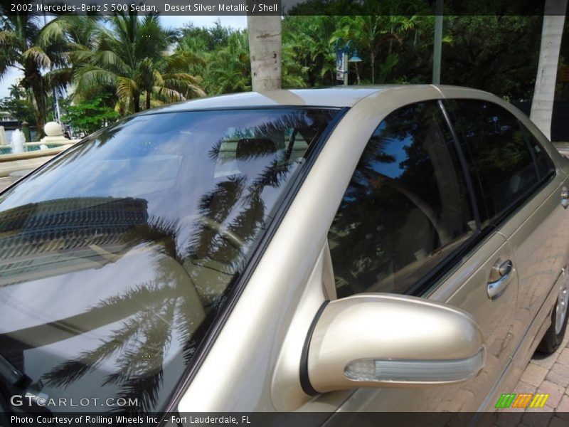 Desert Silver Metallic / Shell 2002 Mercedes-Benz S 500 Sedan
