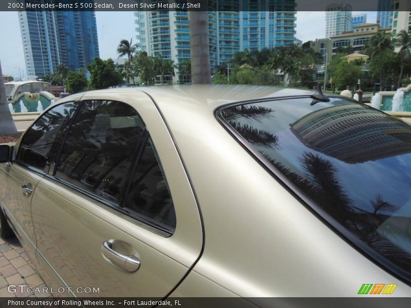 Desert Silver Metallic / Shell 2002 Mercedes-Benz S 500 Sedan