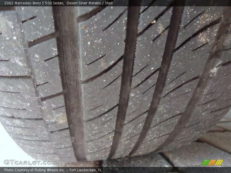 Desert Silver Metallic / Shell 2002 Mercedes-Benz S 500 Sedan