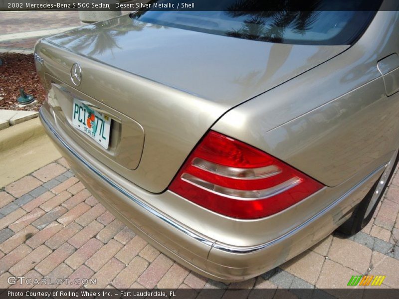 Desert Silver Metallic / Shell 2002 Mercedes-Benz S 500 Sedan