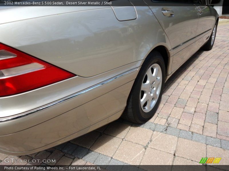Desert Silver Metallic / Shell 2002 Mercedes-Benz S 500 Sedan
