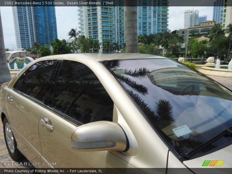 Desert Silver Metallic / Shell 2002 Mercedes-Benz S 500 Sedan