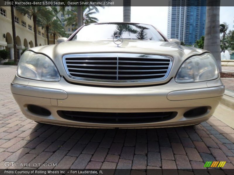 Desert Silver Metallic / Shell 2002 Mercedes-Benz S 500 Sedan
