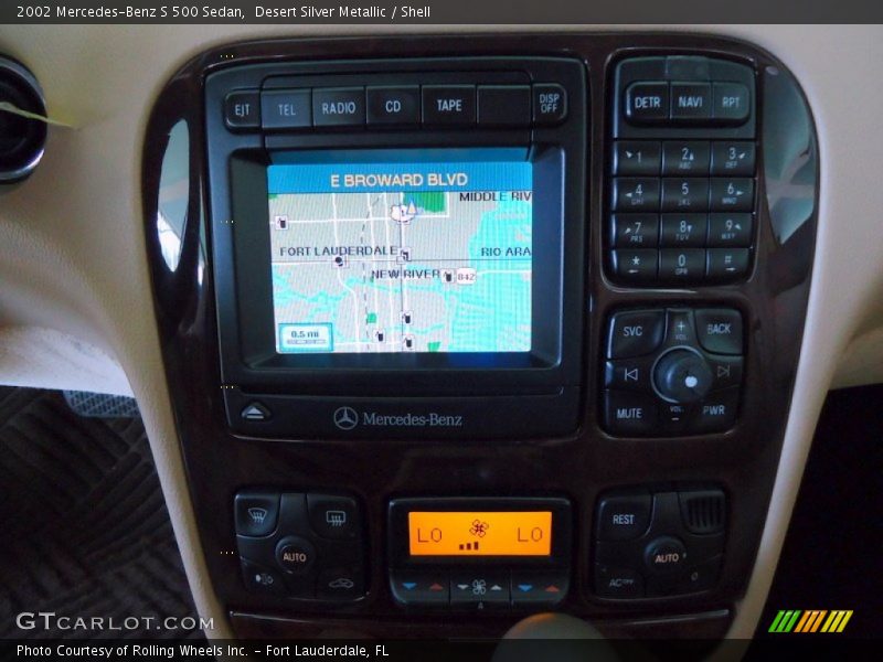 Desert Silver Metallic / Shell 2002 Mercedes-Benz S 500 Sedan