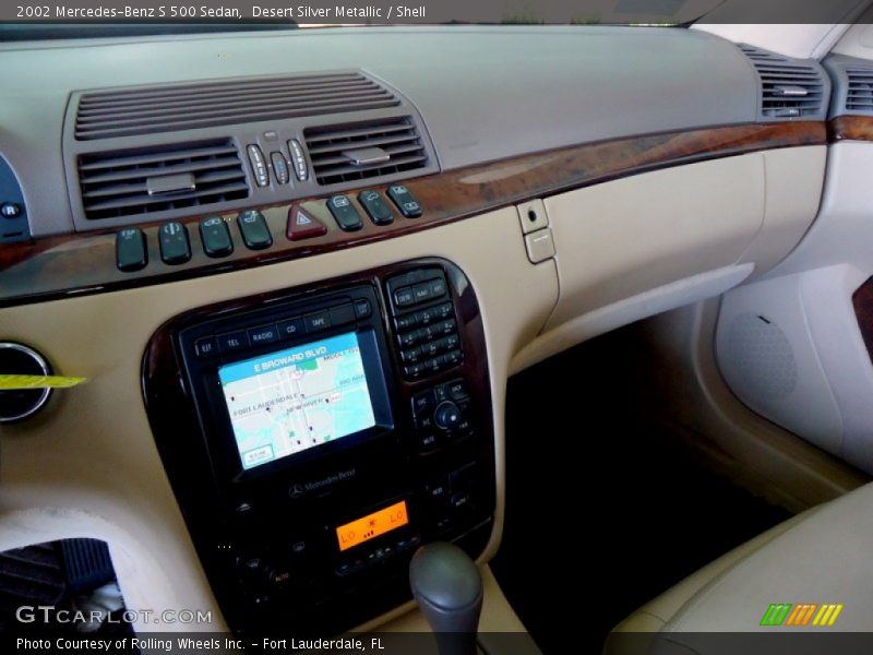 Desert Silver Metallic / Shell 2002 Mercedes-Benz S 500 Sedan