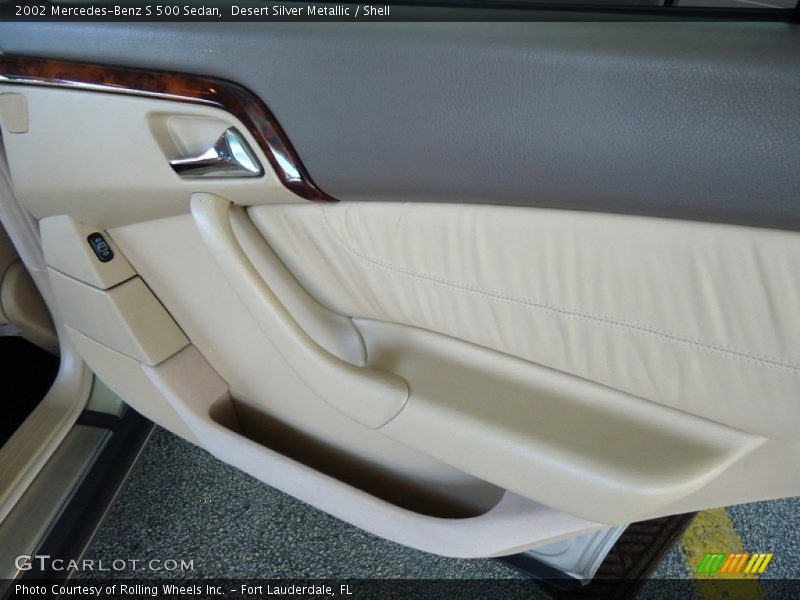 Desert Silver Metallic / Shell 2002 Mercedes-Benz S 500 Sedan