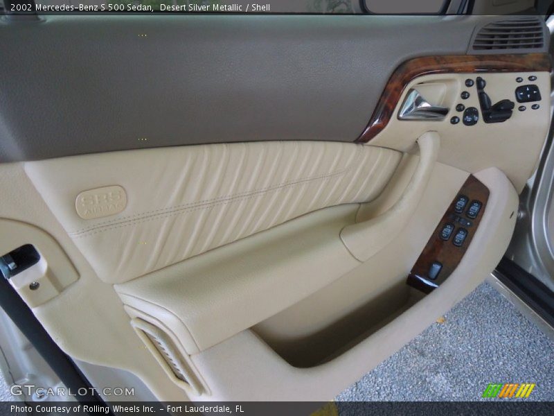 Desert Silver Metallic / Shell 2002 Mercedes-Benz S 500 Sedan