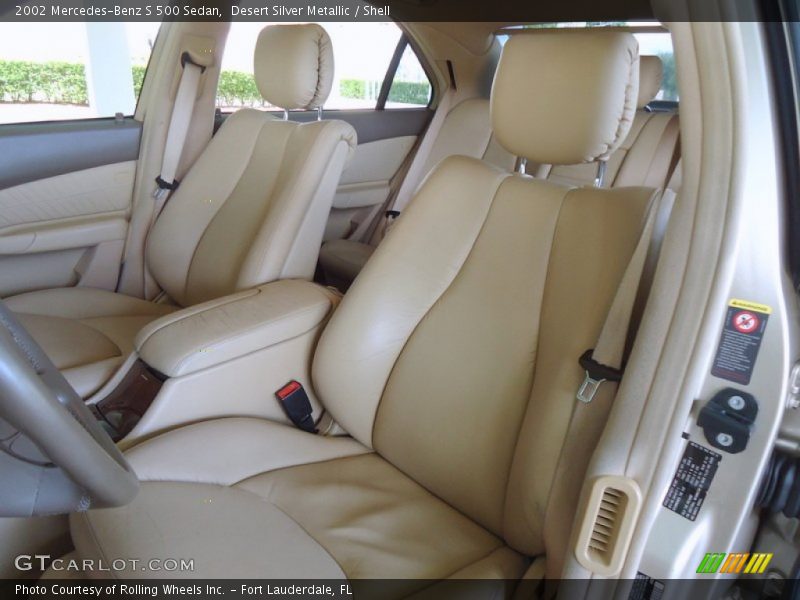Desert Silver Metallic / Shell 2002 Mercedes-Benz S 500 Sedan
