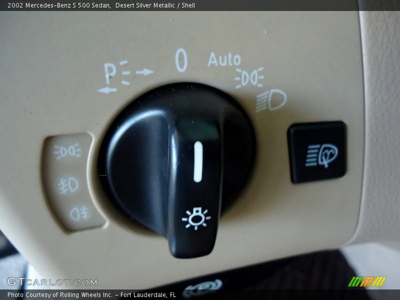 Desert Silver Metallic / Shell 2002 Mercedes-Benz S 500 Sedan