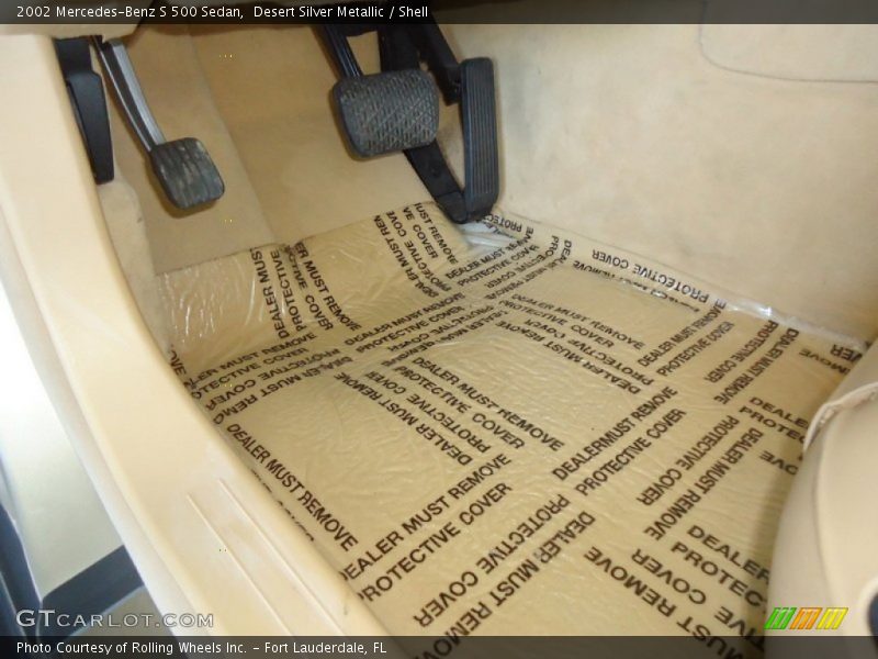 Desert Silver Metallic / Shell 2002 Mercedes-Benz S 500 Sedan