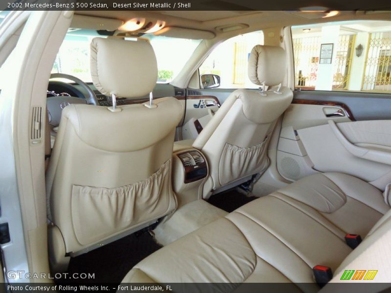 Desert Silver Metallic / Shell 2002 Mercedes-Benz S 500 Sedan