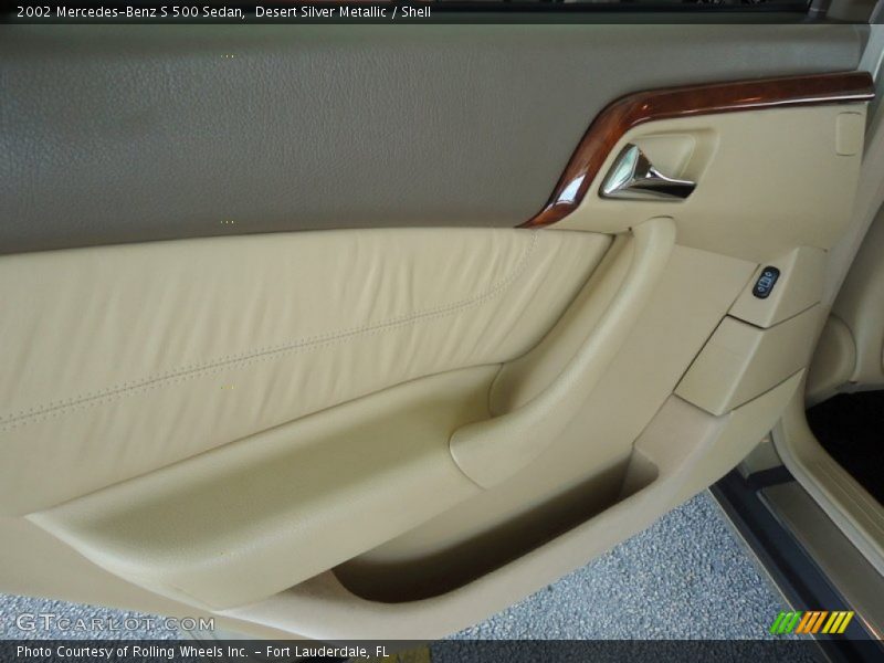 Desert Silver Metallic / Shell 2002 Mercedes-Benz S 500 Sedan
