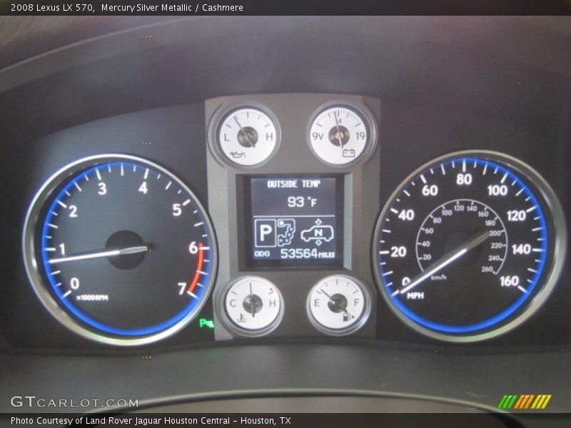 Mercury Silver Metallic / Cashmere 2008 Lexus LX 570