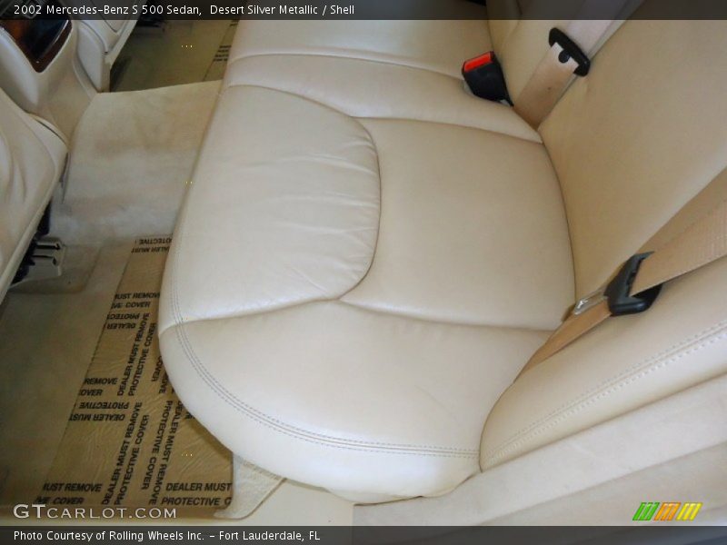 Desert Silver Metallic / Shell 2002 Mercedes-Benz S 500 Sedan