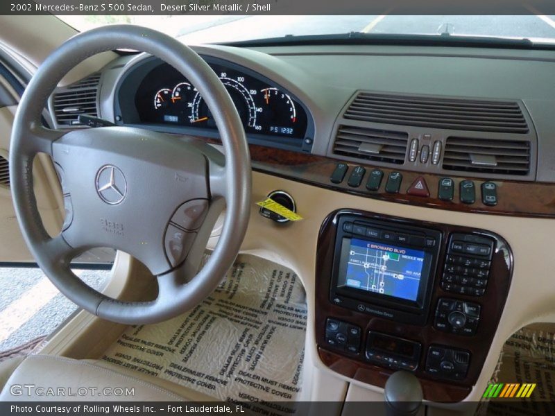 Desert Silver Metallic / Shell 2002 Mercedes-Benz S 500 Sedan