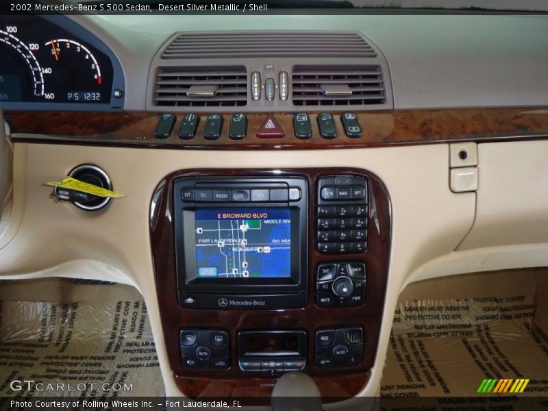 Desert Silver Metallic / Shell 2002 Mercedes-Benz S 500 Sedan