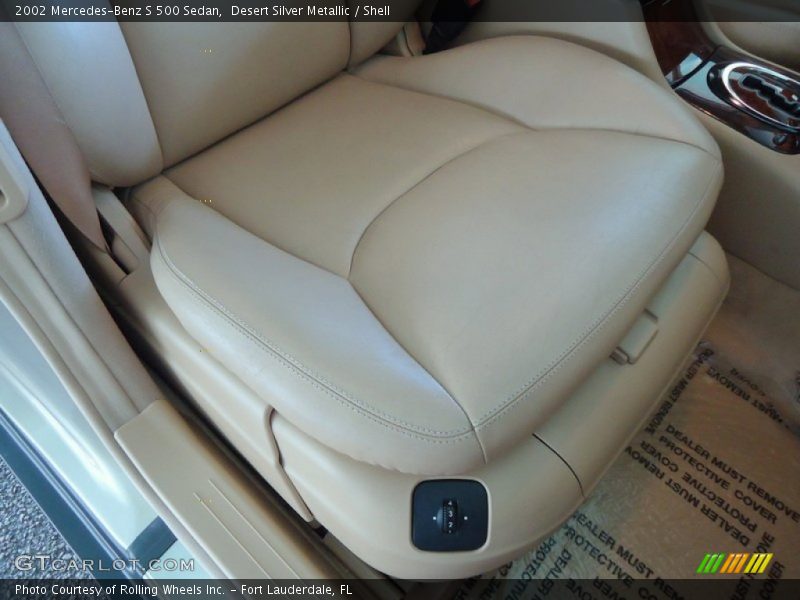 Desert Silver Metallic / Shell 2002 Mercedes-Benz S 500 Sedan