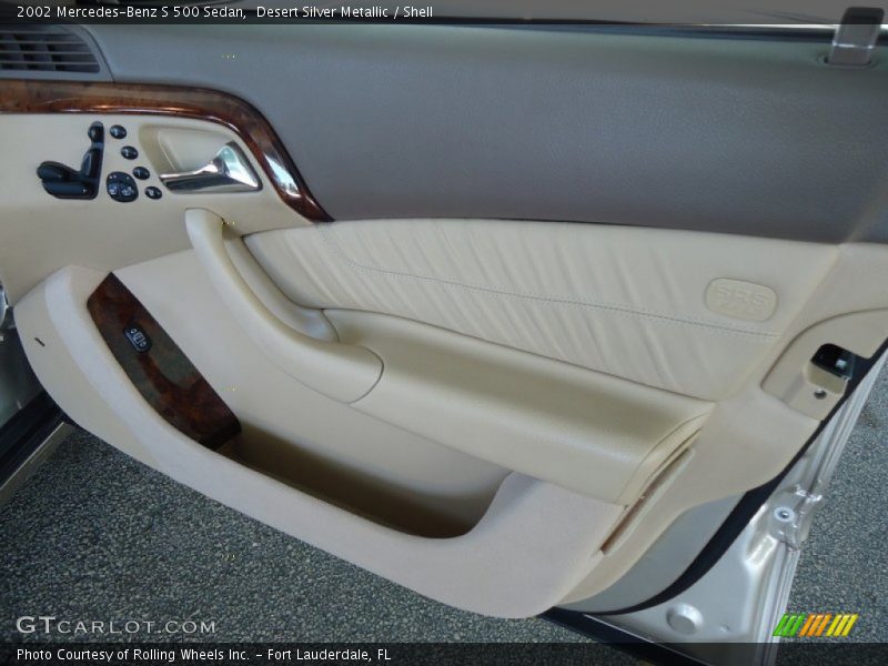 Desert Silver Metallic / Shell 2002 Mercedes-Benz S 500 Sedan