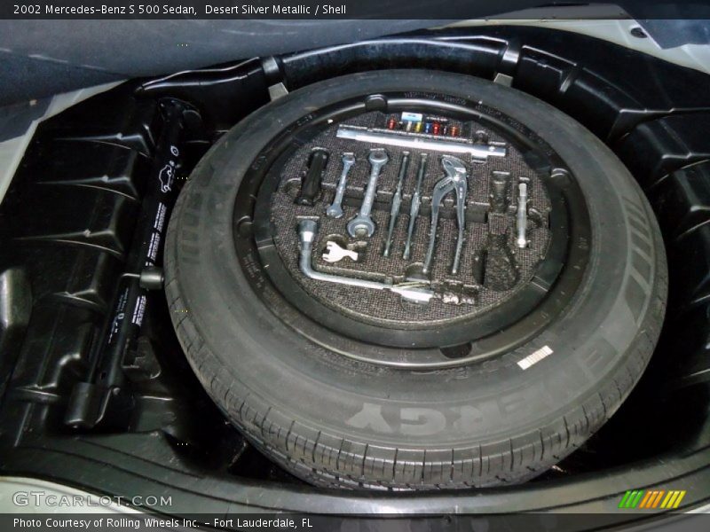 Desert Silver Metallic / Shell 2002 Mercedes-Benz S 500 Sedan