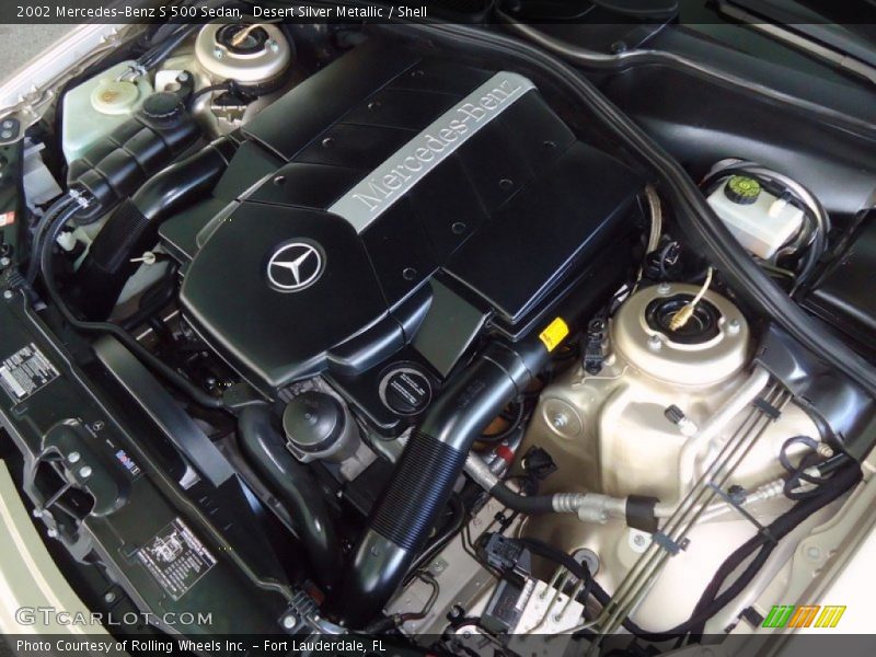 Desert Silver Metallic / Shell 2002 Mercedes-Benz S 500 Sedan