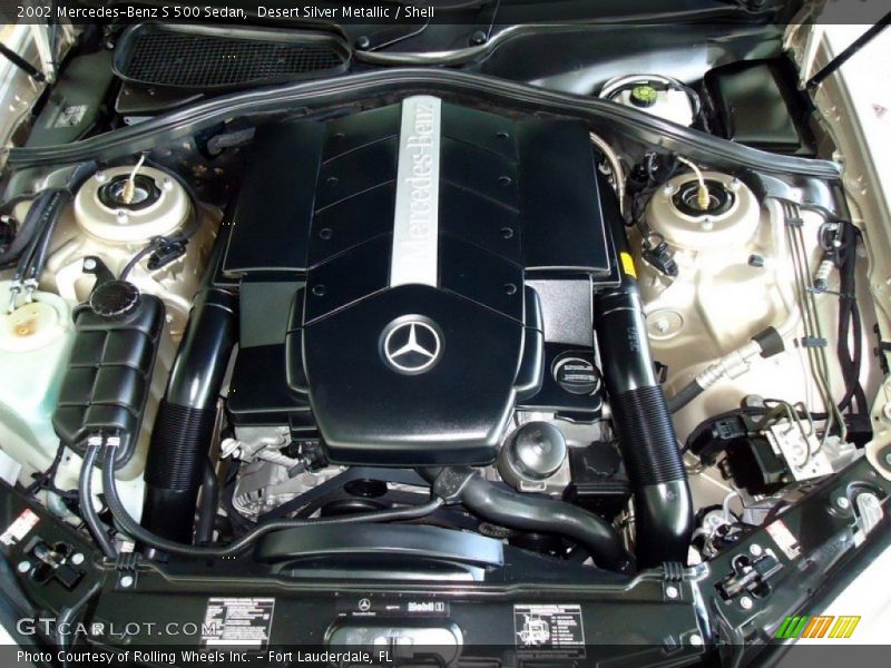 Desert Silver Metallic / Shell 2002 Mercedes-Benz S 500 Sedan